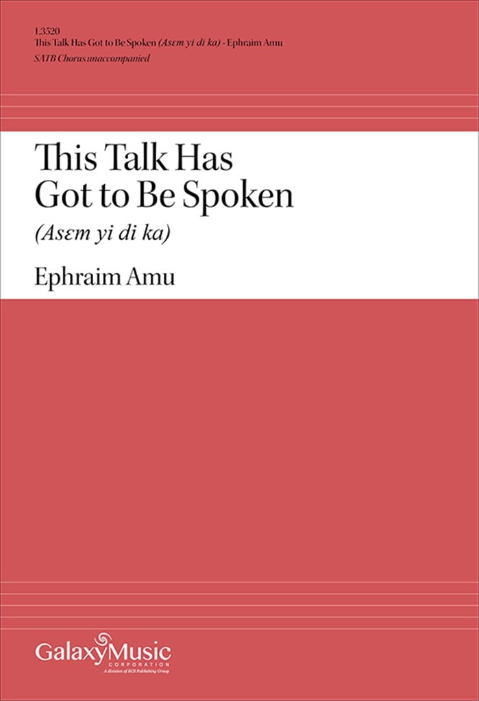 This Talk Has Got to Be Spoken